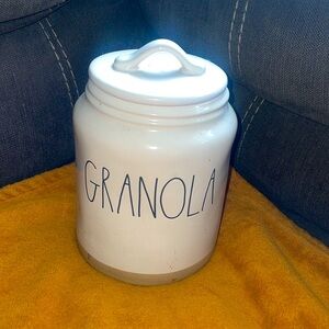 Rae Dunn Granola canister
